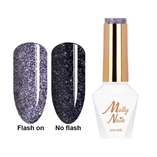 614 Mollynails Colore Smalto semipermanente Flash Soakoff FLASHING LIGHTS 3 8gr