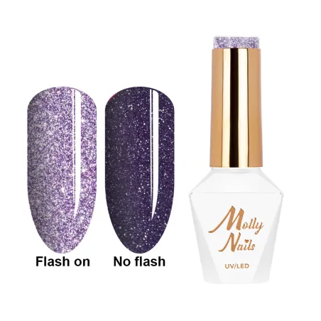 615 Mollynails Colore Smalto semipermanente Flash Soakoff FLASHING LIGHTS 3 8gr