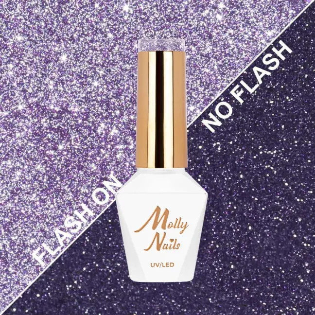 615 Mollynails Colore Smalto semipermanente Flash Soakoff FLASHING LIGHTS 3 8gr