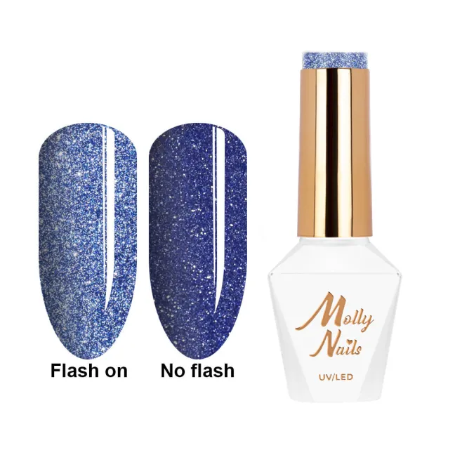 617 Mollynails Colore Smalto semipermanente Flash Soakoff FLASHING LIGHTS 3 8gr