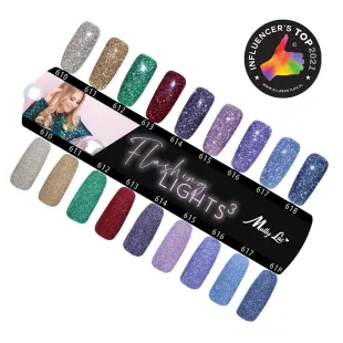 Kit 9 semipermanenti FLASHING LIGHTS 3 Mollynails 8gr 2