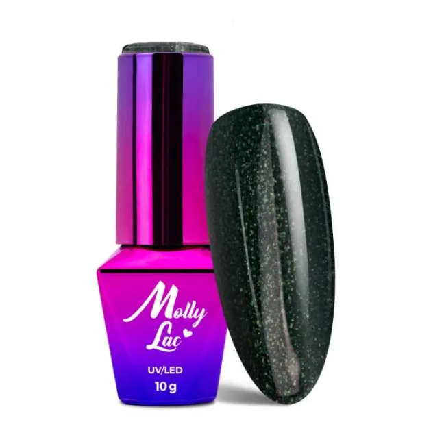 622 Mollylac Colore Smalto semipermanente Glitter Soakoff STORY TIME 10gr