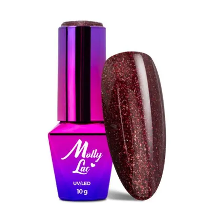 624 Mollylac Colore Smalto semipermanente Glitter Soakoff STORY TIME 10gr