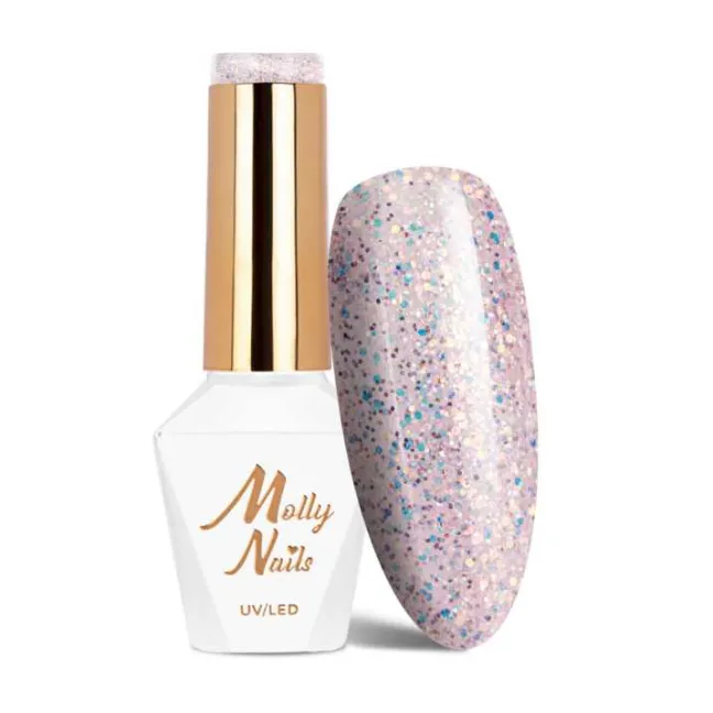 631 Mollylac Colore Smalto semipermanente Glitter Soakoff SPOTLIGHT 10gr