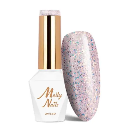 631 Mollylac Colore Smalto semipermanente Glitter Soakoff SPOTLIGHT 10gr
