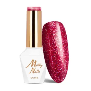 632 Mollylac Colore Smalto semipermanente Glitter Soakoff SPOTLIGHT 10gr