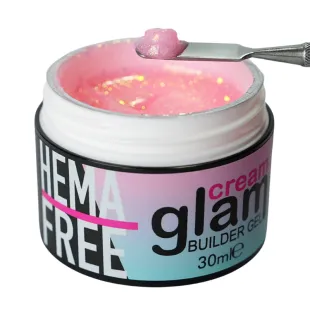 Cream glam FAST LOVELY Builder Gel costruttore glitter denso Bsn 30ml