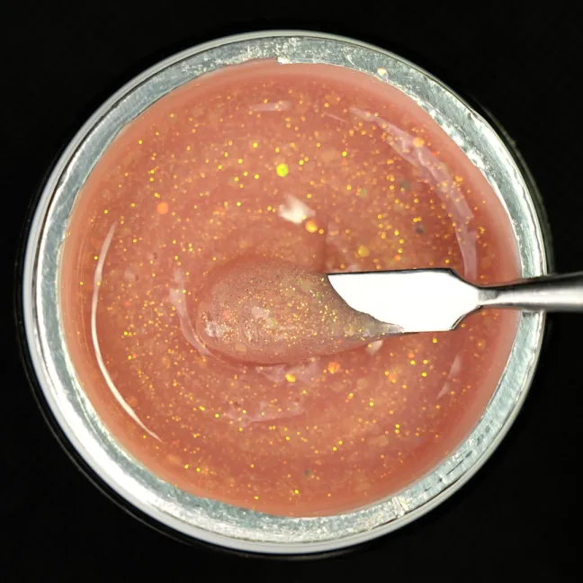 Cream glam FAST NAKED Builder Gel costruttore glitter denso Bsn 30ml