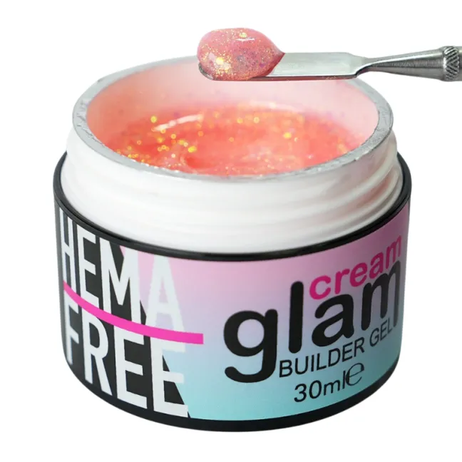 Cream glam FAST FANCY Builder Gel costruttore glitter denso Bsn 30ml