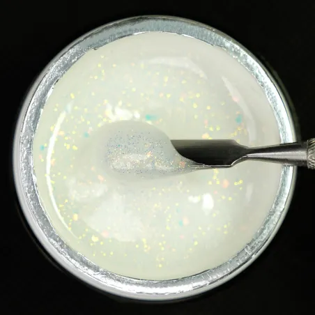 Cream glam FAST WHITE Builder Gel costruttore glitter denso Bsn 30ml