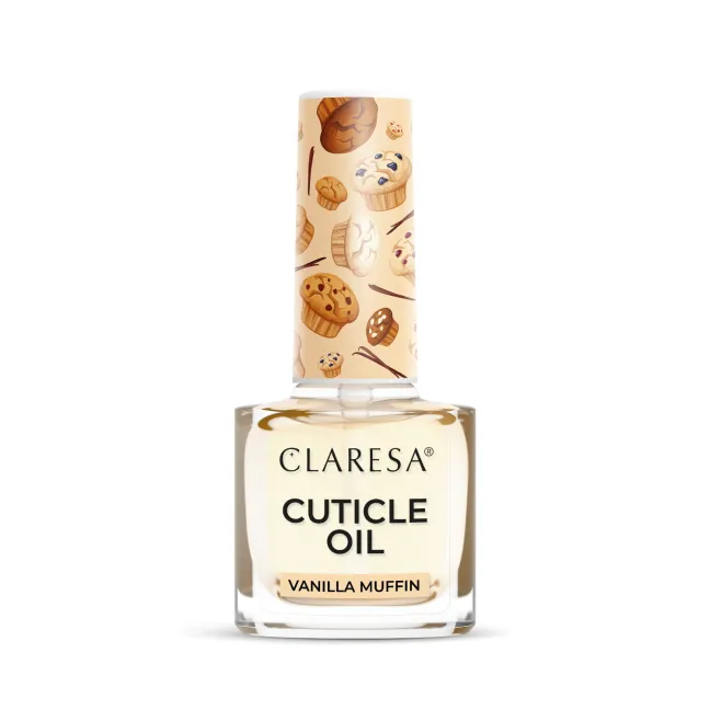Olio cuticole idratante con pennellino VANILLA MUFFIN Claresa 5 ml