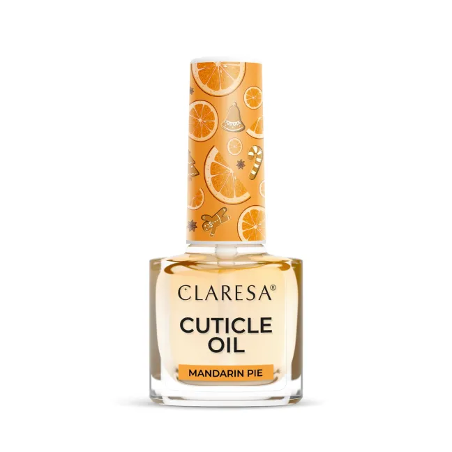 Olio cuticole idratante con pennellino MANDARIN PIE Claresa 5 ml