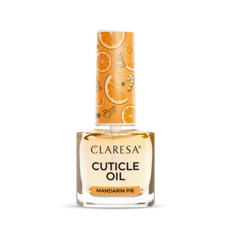 Olio cuticole idratante con pennellino MANDARIN PIE Claresa 5 ml