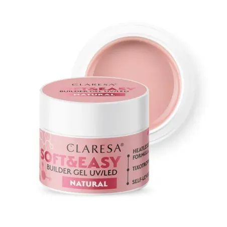Soft & Easy NATURAL 12gr Builder Gel costruttore cover Claresa