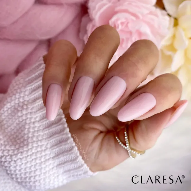 Gel costruttore Soft & Easy MILKY PINK Claresa 45 gr, unghie CLARESA, GEL COSTRUTTORI unghie.