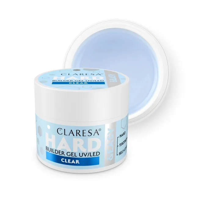 Hard & Easy CLEAR 45gr Gel costruttore trasparente Claresa