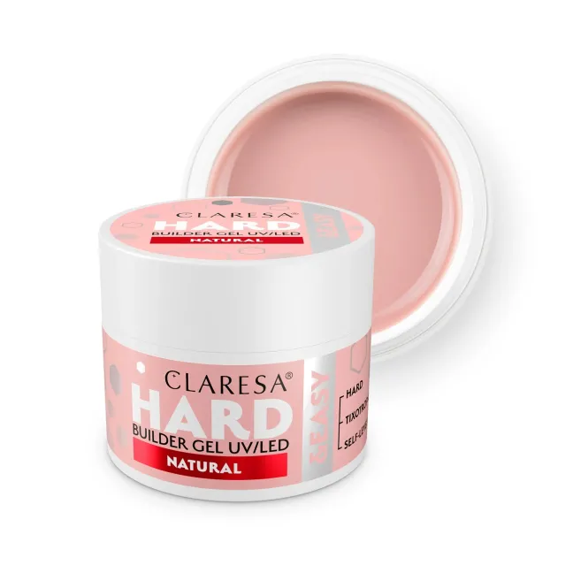 Hard & Easy NATURAL 45gr Builder Gel costruttore cover Claresa