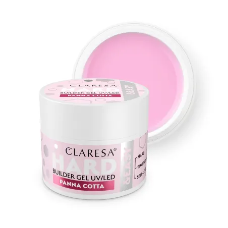 Hard & Easy PANNA COTTA 45gr Builder Gel costruttore rosa Claresa