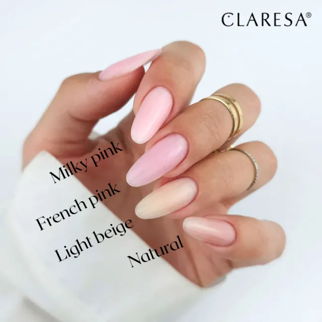 Hard & Easy LIGHT BEIGE 45gr Builder Gel costruttore cover Claresa