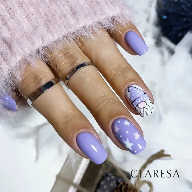 602 PURPLE Semipermanente Polish soakoff lilla Claresa 5 gr