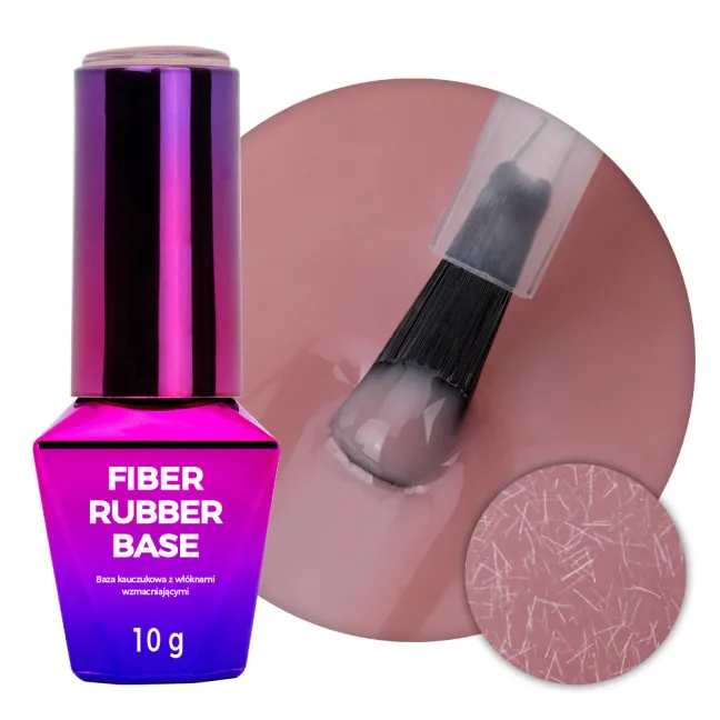 RUBBER FIBER BISCOTTI Base ibrida con fibre Mollylac 10 ml