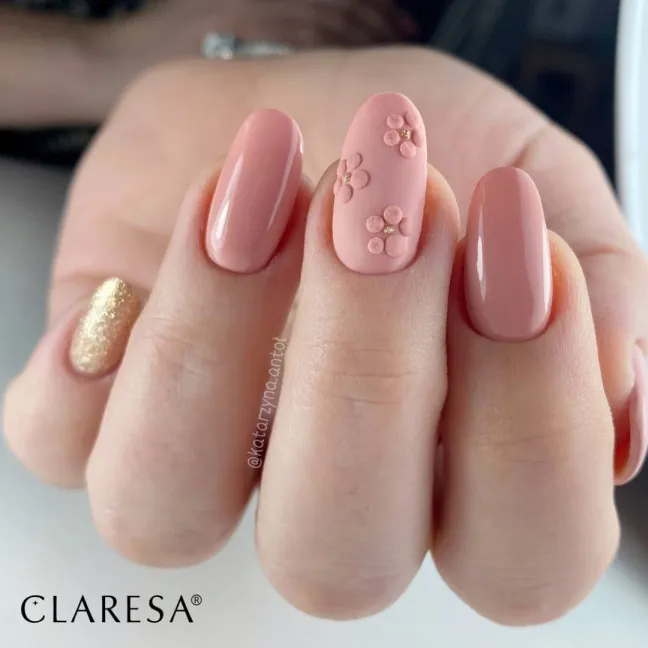 NUDE 107 Semipermanente Polish soakoff nude Claresa 5 gr