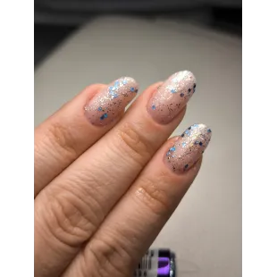 574 Mollylac Colore Smalto semipermanente Glitter Soakoff BORN TO GLOW 10gr 2