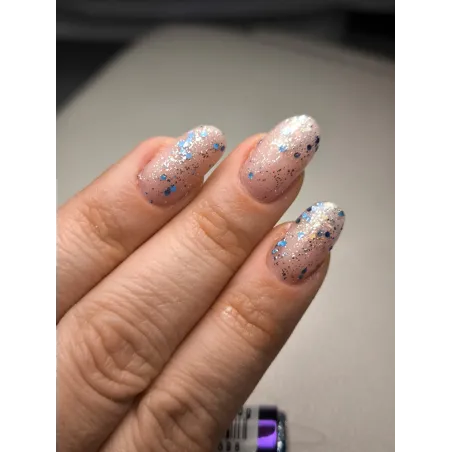 574 Mollylac Colore Smalto semipermanente Glitter Soakoff BORN TO GLOW 10gr