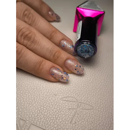 574 Mollylac Colore Smalto semipermanente Glitter Soakoff BORN TO GLOW 10gr