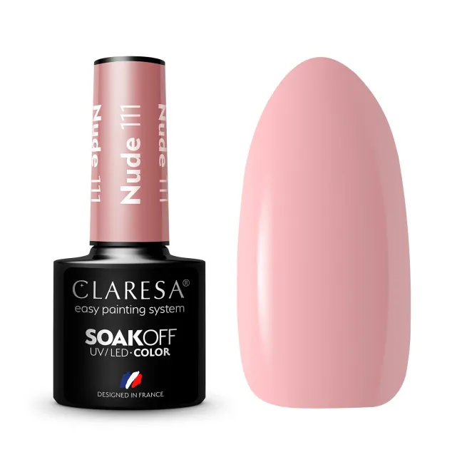 NUDE 111 Semipermanente Polish soakoff nude Claresa 5 gr