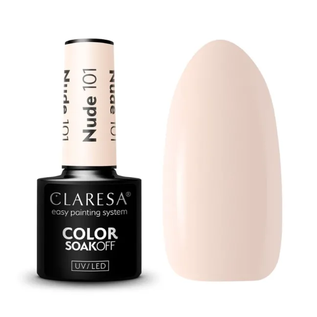 NUDE 101 Semipermanente Polish soakoff verde Claresa 5 gr