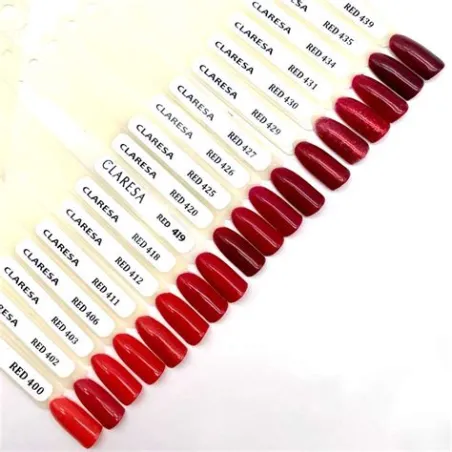 RED 406 Semipermanente Polish soakoff rosso Claresa 5 gr