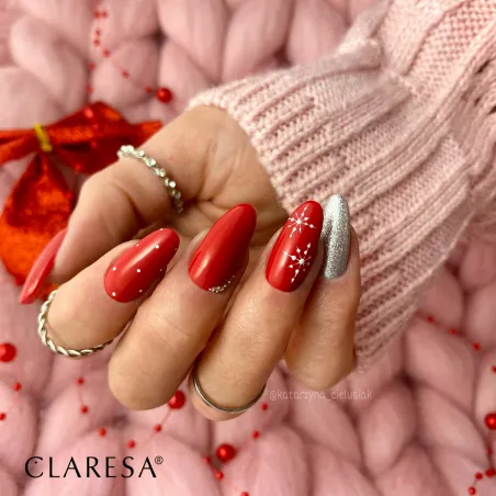 RED 412 Semipermanente Polish soakoff rosso Claresa 5 gr