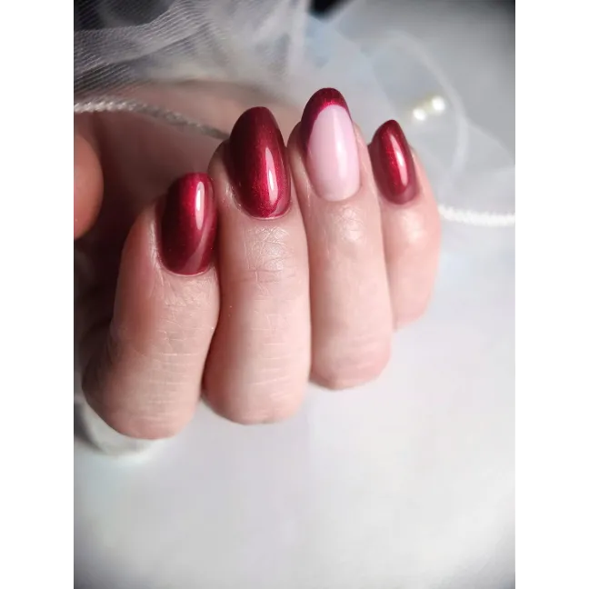 RED 439 Semipermanente Polish soakoff glitter rosso Claresa 5 gr