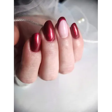 RED 439 Semipermanente Polish soakoff glitter rosso Claresa 5 gr