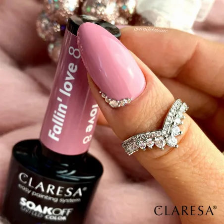 FALLIN LOVE 8 Semipermanente Polish soakoff Claresa 5 gr