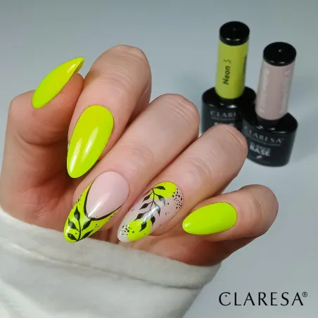 NEON 3 Semipermanente Polish soakoff fluo Claresa 5 gr