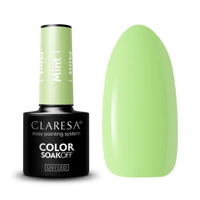MINT 1 Semipermanente Polish soakoff Claresa 5 gr