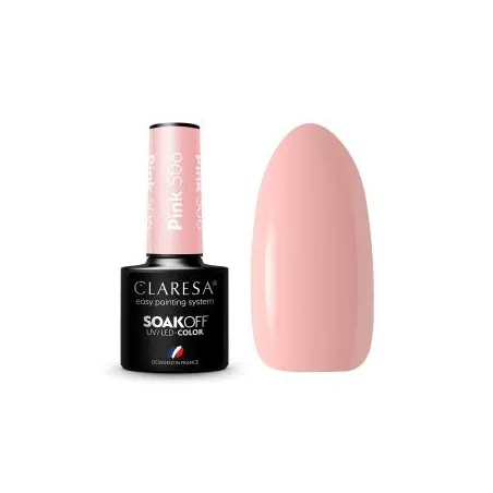 PINK 506 Semipermanente Polish rosa Claresa 5 gr