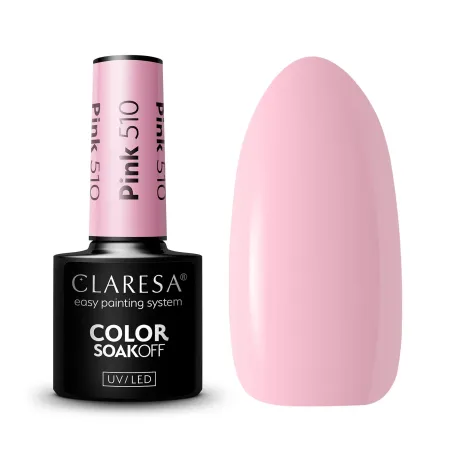 PINK 510 Semipermanente Polish rosa Claresa 5 gr