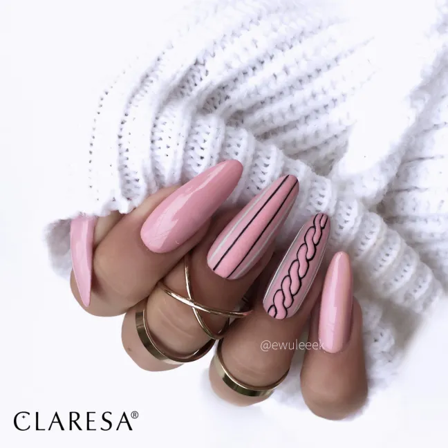 PINK 510 Semipermanente Polish rosa Claresa 5 gr