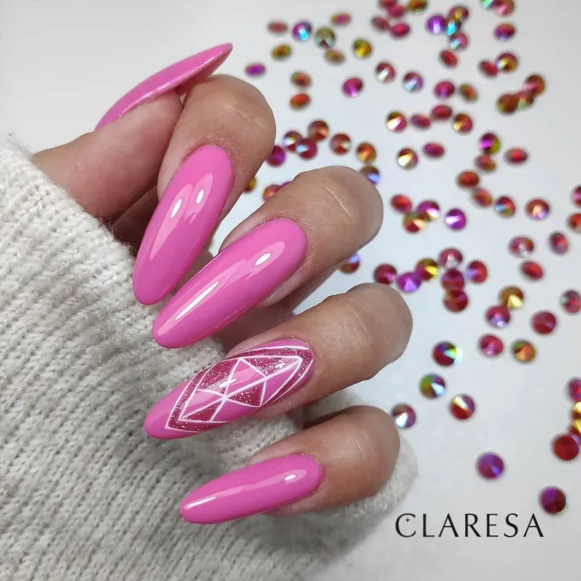 PINK 519 Semipermanente Polish rosa Claresa 5 gr