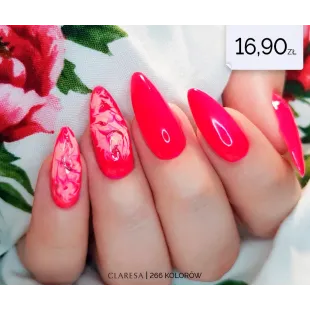 PINK 530 Semipermanente Polish rosa fluo Claresa 5 gr 2