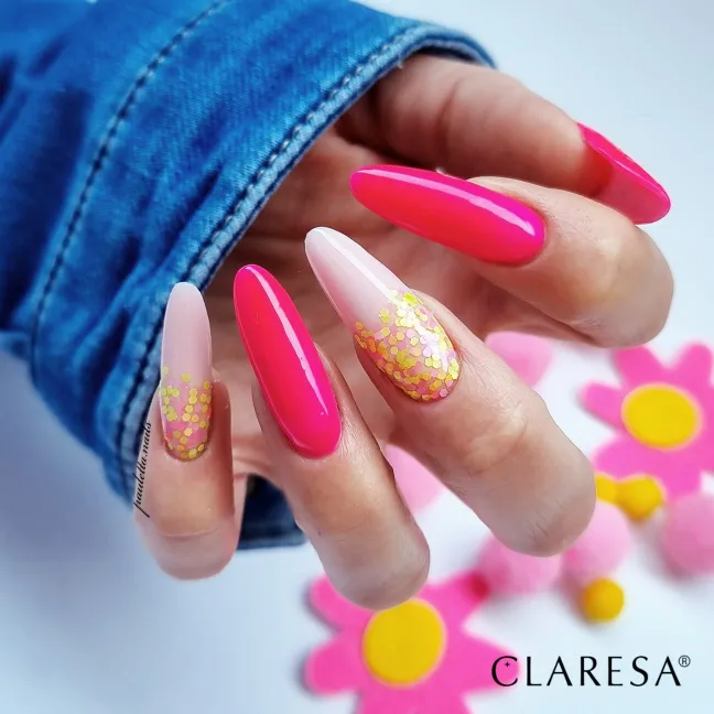 PINK 532 Semipermanente Polish rosa Claresa 5 gr