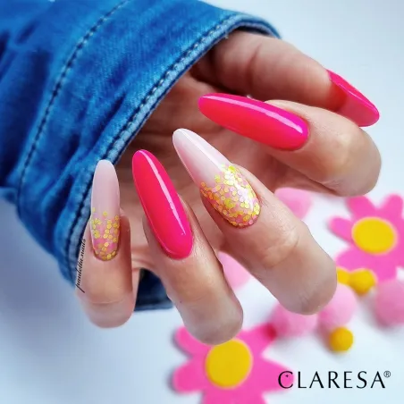 PINK 532 Semipermanente Polish rosa Claresa 5 gr