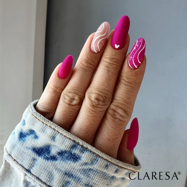 PINK 540 Semipermanente Polish rosa Claresa 5 gr