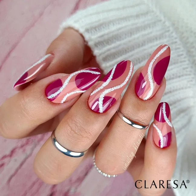PINK 542 Semipermanente Polish rosa Claresa 5 gr