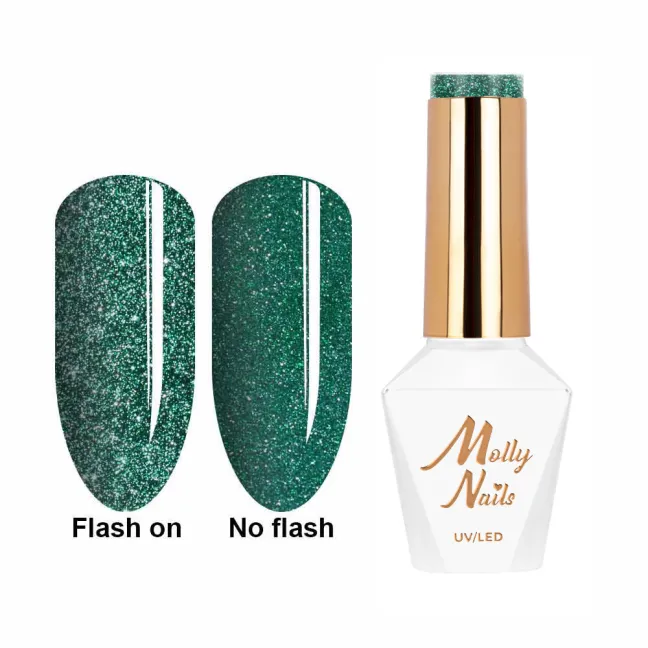 612 Mollynails Colore Smalto semipermanente Flash Soakoff FLASHING LIGHTS 3 8gr