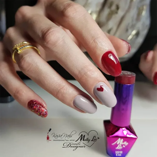 496 Mollynails Colore Smalto semipermanente Soakoff ANTIDEPRESSANT 8gr