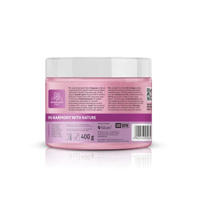 Sali piedi per pediluvio alla lavanda Nappa Silcare 400 gr